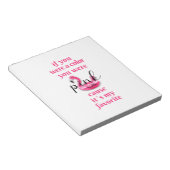 ピンクだったな…ノートパッド ノートパッド (アングル)