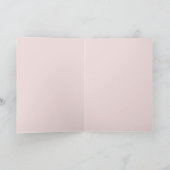 ピンクでかわいらしい カード (内部)