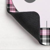 ピンクでかわいらしい マウスパッド (コーナー)