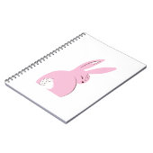 ピンクでかわいらしいRabbit Journal氏-! ノートブック (左側)