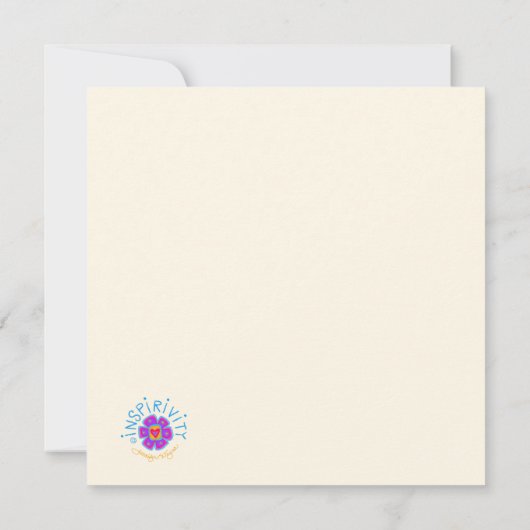 ピンクではない花の感激を恐感動的れる (裏面)