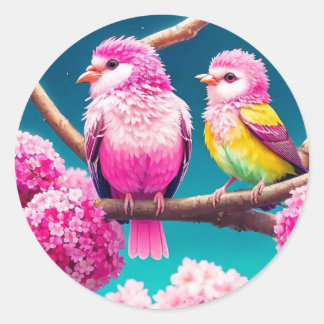 ピンクで二重の問題 ラウンドシール