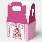 ピンクとかわいらしフローラ乳がん フェイバーボックス (オープン)