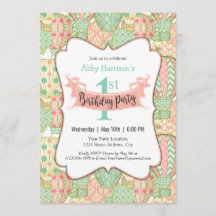 ピンクとアクアホットエアバルーン誕生日パーティー