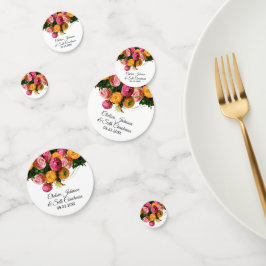 ピンクとイエローのフローラ園 コンフェッティ