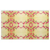 ピンクとイエローの春 ファブリック (ヤード)