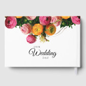 ピンクとイエローの花園 ゲストブック (裏面)