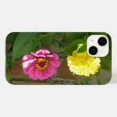 ピンクとイエロージニアスのiphone 4 ケース Case-Mate iPhoneケース (裏面 (横))