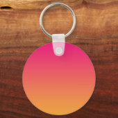ピンクとオレンジのグラデーション キーホルダー (裏面)