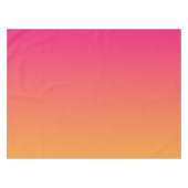 ピンクとオレンジのグラデーション テーブルクロス (正面(横))