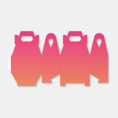 ピンクとオレンジのグラデーション フェイバーボックス (折り畳みなし)