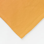 ピンクとオレンジのグラデーション フリースブランケット (角)