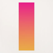 ピンクとオレンジのグラデーション ヨガマット (正面)