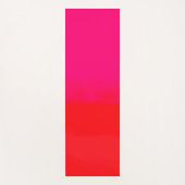 ピンクとオレンジのグラデーション ヨガマット (正面)