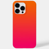 ピンクとオレンジのグラデーション Case-Mate iPhoneケース (裏面)