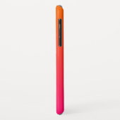 ピンクとオレンジのグラデーション Case-Mate iPhoneケース (裏面/左)