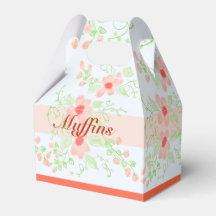 ピンクとオレンジのソフトブルー