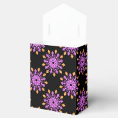 ピンクとオレンジのネオンの花 フェイバーボックス (オープン)