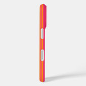 ピンクとオレンジのパタストライプのーン Case-Mate iPhoneケース (裏面 / 右)