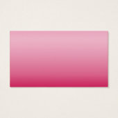 ピンクとオレンジのフローラと蝶メッセージカード (裏面)