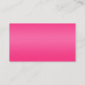 ピンクとオレンジのフローラプレイスカード プレイスカード (裏面)