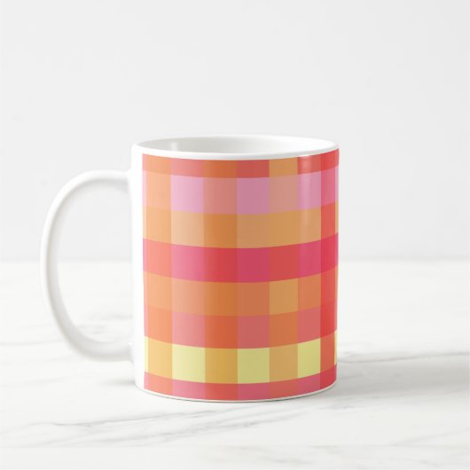 ピンクとオレンジのプライド コーヒーマグカップ (左)