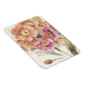 ピンクとオレンジのプリムローズ マグネット (右側)