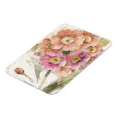 ピンクとオレンジのプリムローズ マグネット (左側)