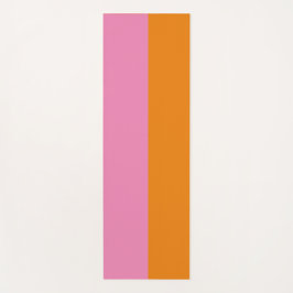ピンクとオレンジのヨガマット ヨガマット