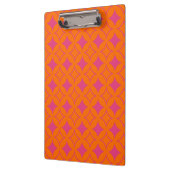 ピンクとオレンジの七宝 クリップボード (左)