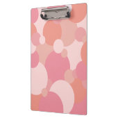 ピンクとオレンジの分子クリップボード クリップボード (左)