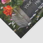 ピンクとオレンジの国素朴バラティッシュペーパー 薄葉紙 (詳細)