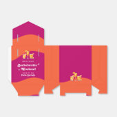 ピンクとオレンジの夕焼けレトロ独身最後の夜 フェイバーボックス (折り畳みなし)