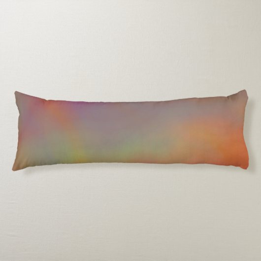 ピンクとオレンジの大理石テクスチャ ボディピロー (正面)