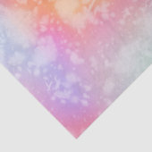 ピンクとオレンジの抽象芸術水色の背景 薄葉紙 (詳細)