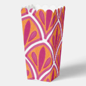 ピンクとオレンジの明カラフルるいファ結婚ン フェイバーボックス (裏面)