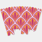 ピンクとオレンジの明カラフルるいファ結婚ン フェイバーボックス (見開き)