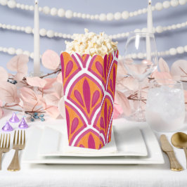 ピンクとオレンジの明カラフルるいファ結婚ン フェイバーボックス