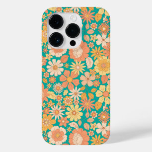 ピンクとオレンジの春の花模様 Case-Mate iPhone 14 PROケース