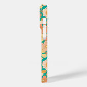 ピンクとオレンジの春の花模様 Case-Mate iPhoneケース (裏面 / 左)