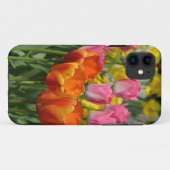 ピンクとオレンジの春チューリップiphone 5ケース Case-Mate iPhoneケース (裏面(横))