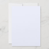 ピンクとオレンジの水彩トロピカルフラワーのウェディング 招待状 (裏面)