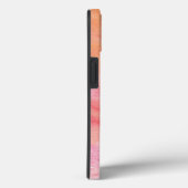 ピンクとオレンジの水彩ペイントスプラッシュ iPhoneケース Case-Mate iPhoneケース (裏面 / 右)