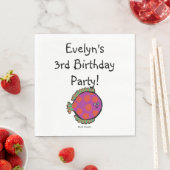 ピンクとオレンジの水玉魚 スタンダードランチョンナプキン (インサイチュ)