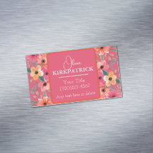 ピンクとオレンジの水色のフローラを折り畳み