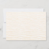 ピンクとオレンジの水色フローラリハーサルディナー 招待状 (裏面)