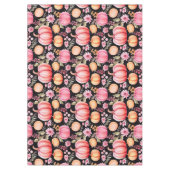 ピンクとオレンジの秋パンプキンタブレクロース テーブルクロス (正面)