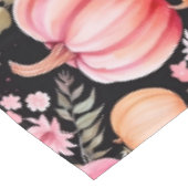 ピンクとオレンジの秋パンプキンタブレクロース テーブルクロス (アングル)