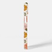 ピンクとオレンジの花園のパターン Case-Mate iPhoneケース (裏面 / 右)