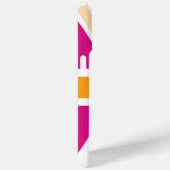 ピンクとオレンジの英国国旗 Case-Mate iPhoneケース (裏面 / 右)